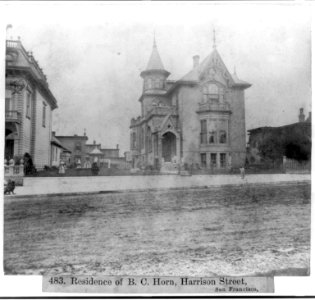Residence of B.C. Horn, Harrison Street, San Francisco LCCN2002723554