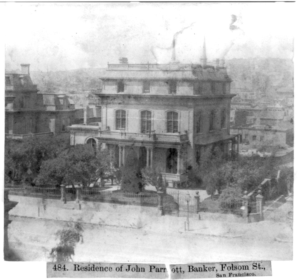 Residence of John Parrott, Banker, Folsom Street, San Francisco LCCN2002723553