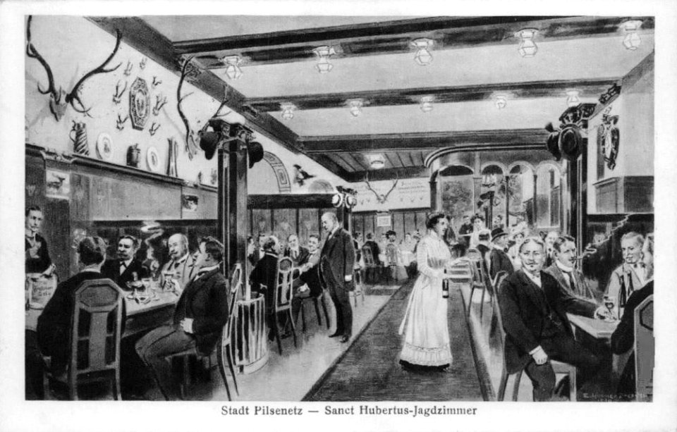 Restaurante Ciudad Pilsen sueño de caza bella época Dresde