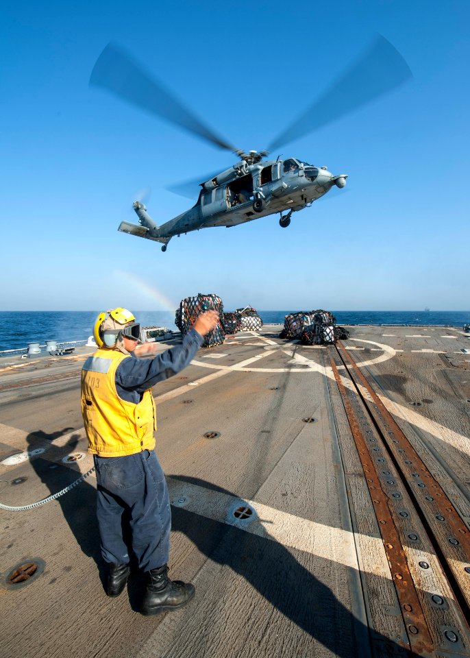 Replenishment at sea 140924-N-EI510-113