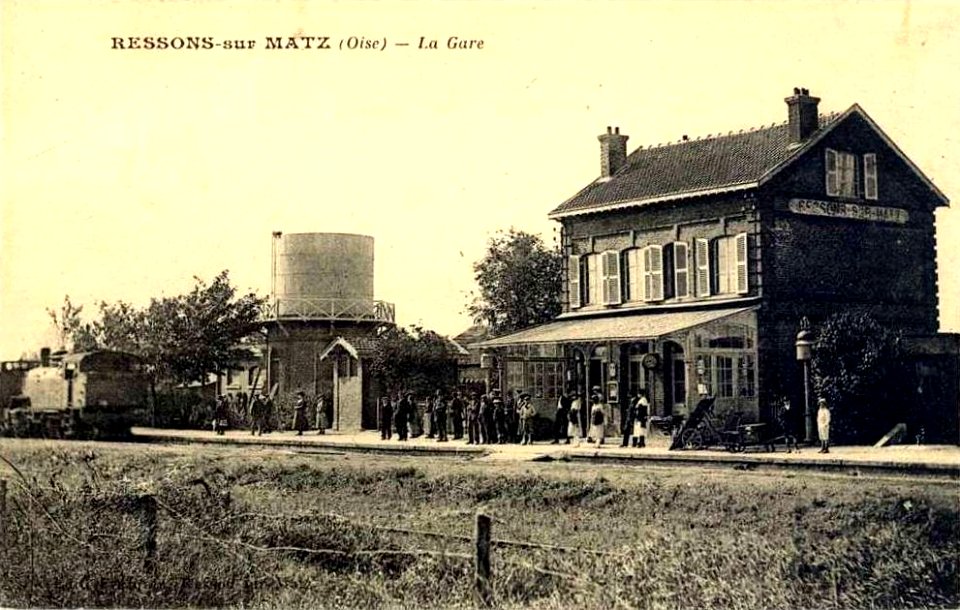 Ressons-sur-Matz (60), la gare (3)