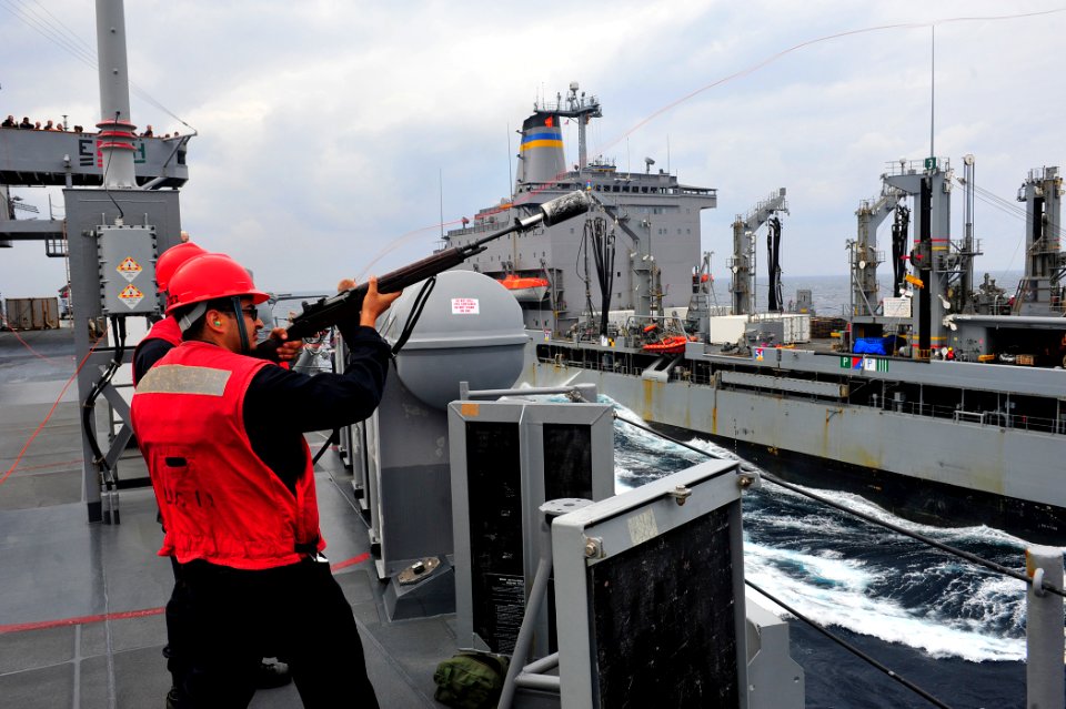 Replenishment at sea 150627-N-TV402-031