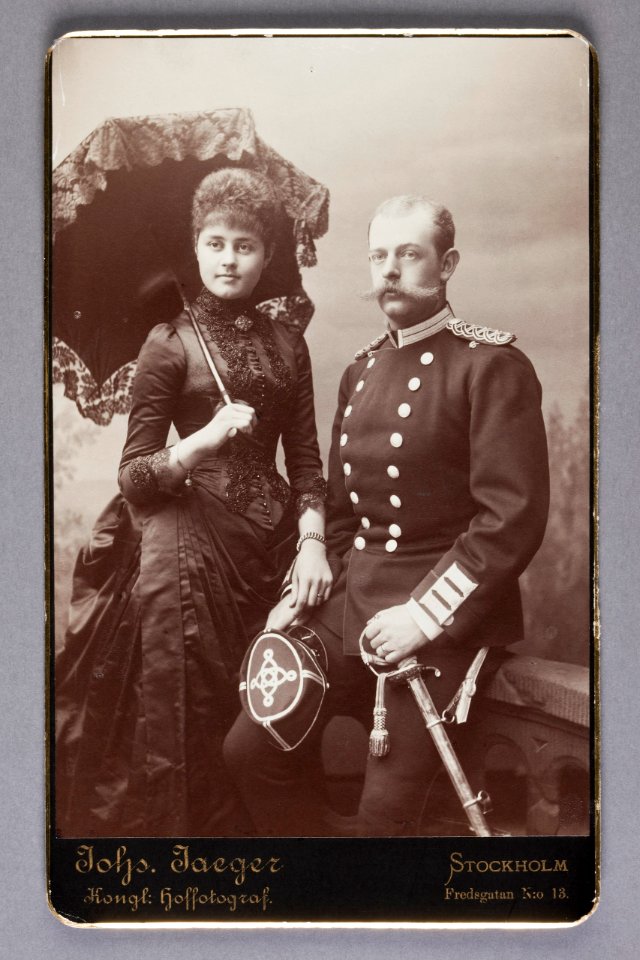 Reproduktion. Porträtt. Ellen och Henrik de Maré - Hallwylska museet - 87057