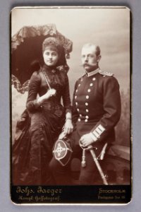 Reproduktion. Porträtt. Ellen och Henrik de Maré - Hallwylska museet - 87057