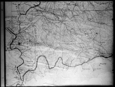 Reproducció d'un fragment d'un mapa de Fraga (AFCEC VINTRO 18X24 429)