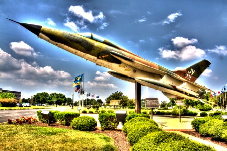 Republic F-105D on display at Joint Base Anacostia-Bolling 130827-N-WY366-399