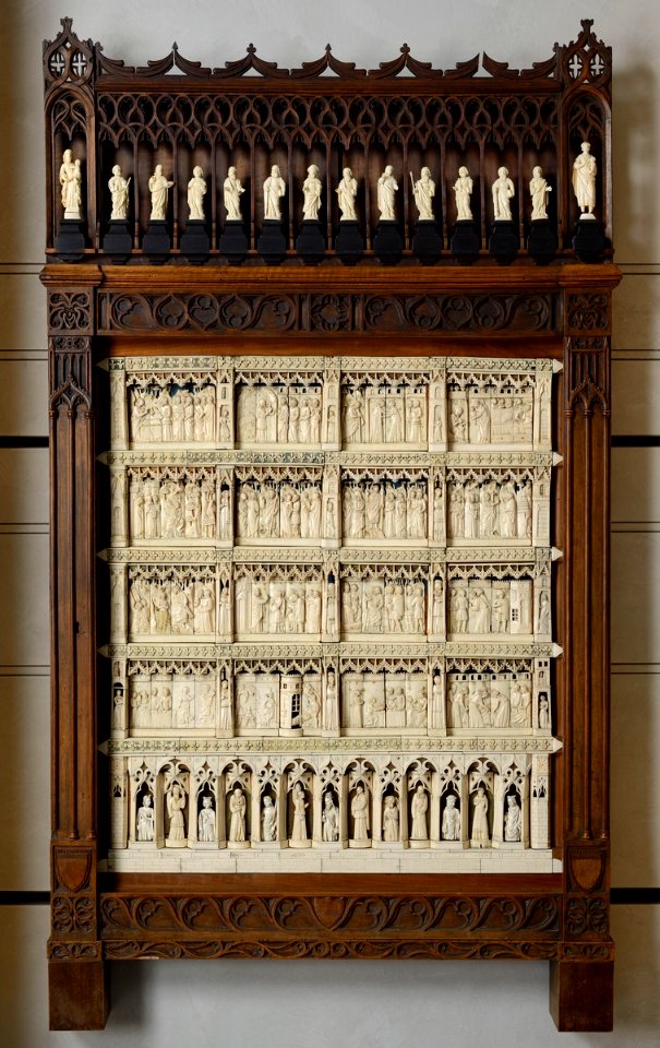 Retable, La Vie de Saint Jean-Baptiste (version 1) - Atelier des Embriachi (D 1999-1)