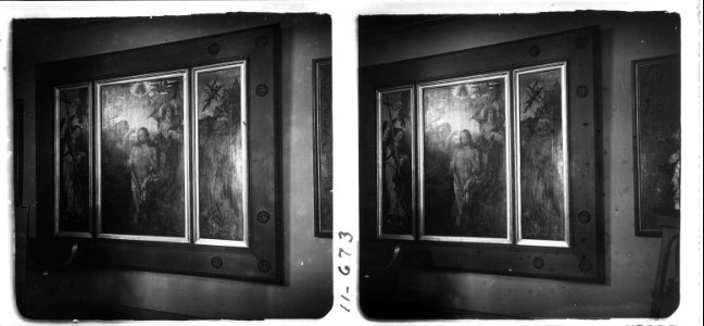 Retaule a l ' interior del museu Cabot