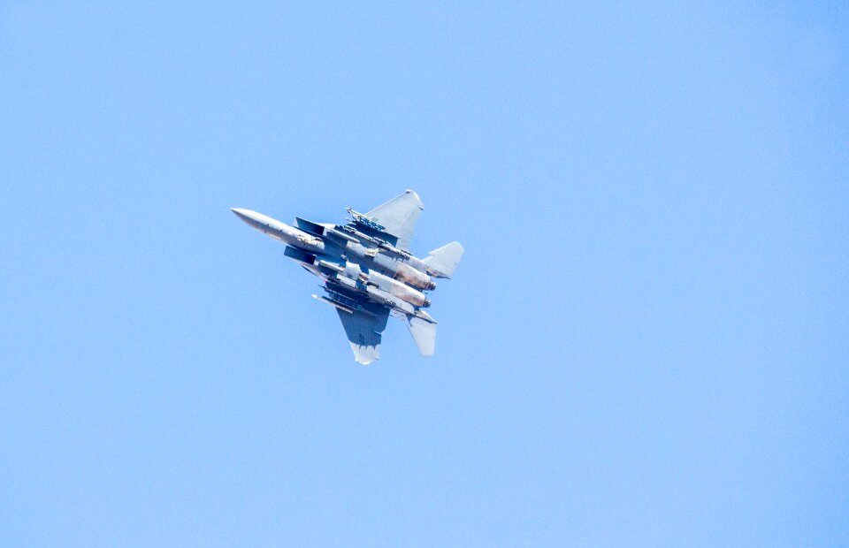 Military jet flight photo