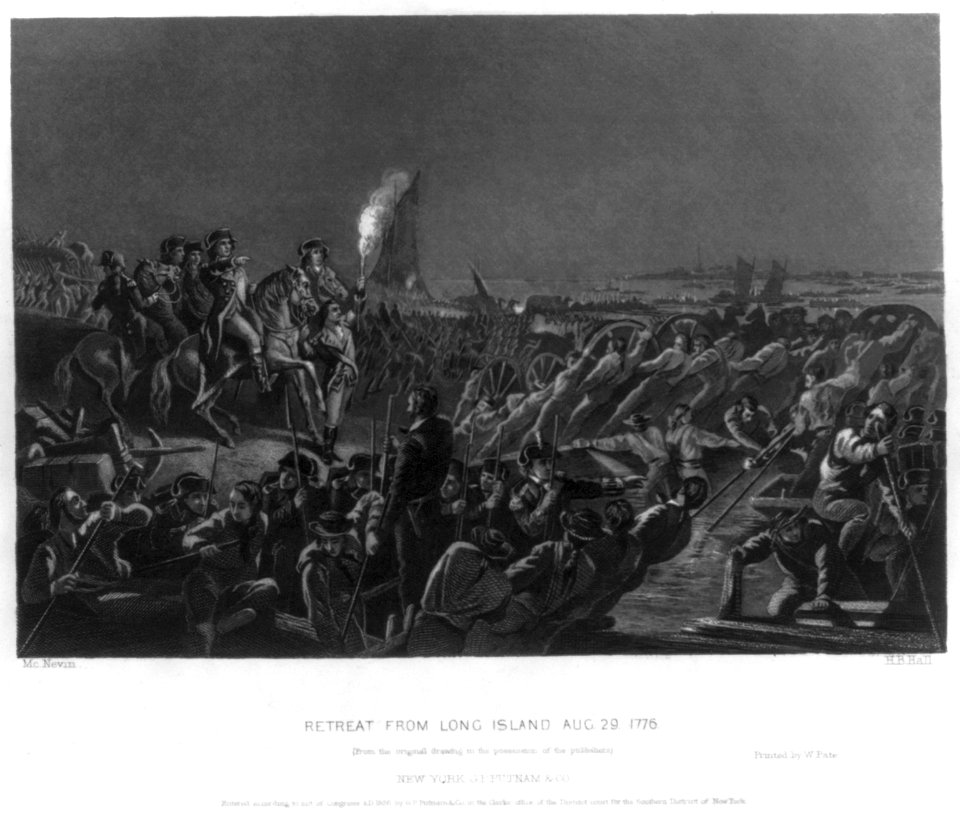 Retreat from Long Island (N.Y.), Aug. 29, 1776 LCCN2006675653