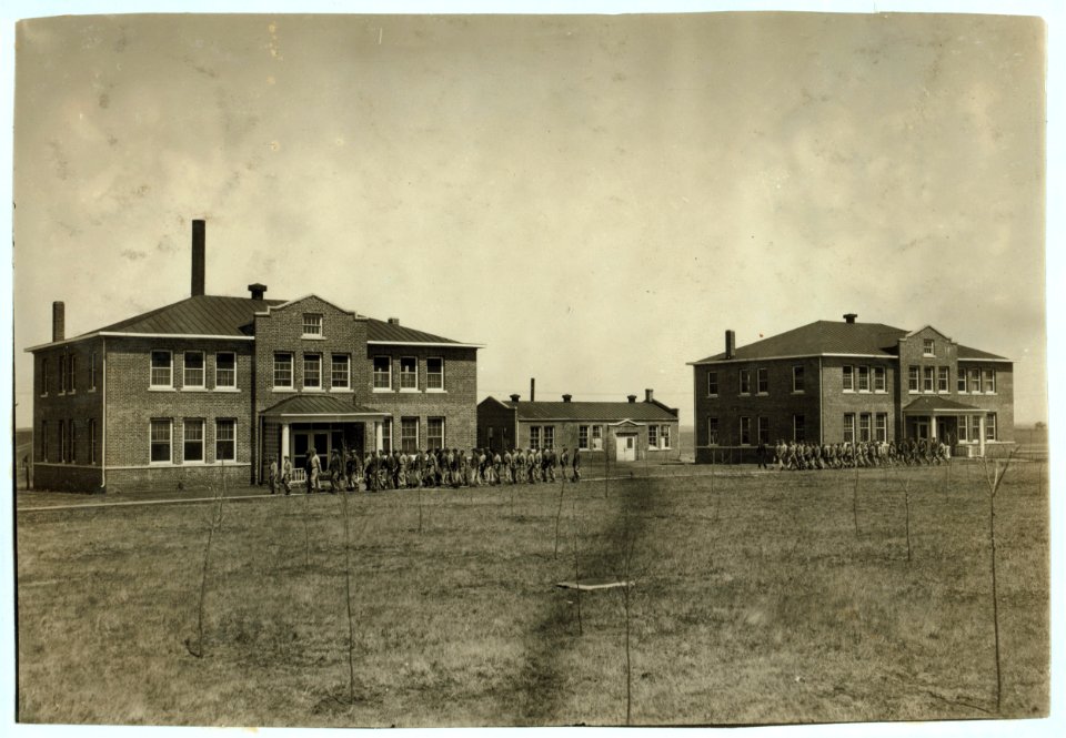 Returning from dinner at Pauls Valley Training School. See 4833. LOC nclc.05243