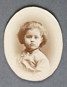 Reproduktion. Porträtt. Ellen som barn - Hallwylska museet - 87058