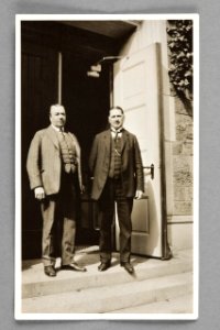 Reprofoto. Porträtt. John Pettersson till vänster - Hallwylska museet - 86994