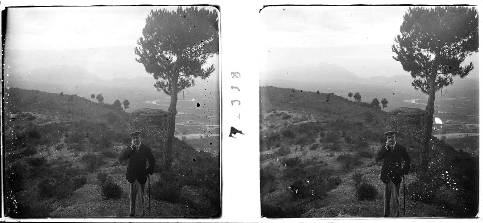 Retrat des d'una roca
