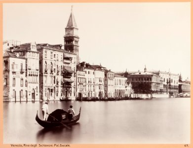 Reprofotografi av bild från resealbum, i samband med utställningen Samtida venetianskt konstglas - Hallwylska museet - 87770 photo