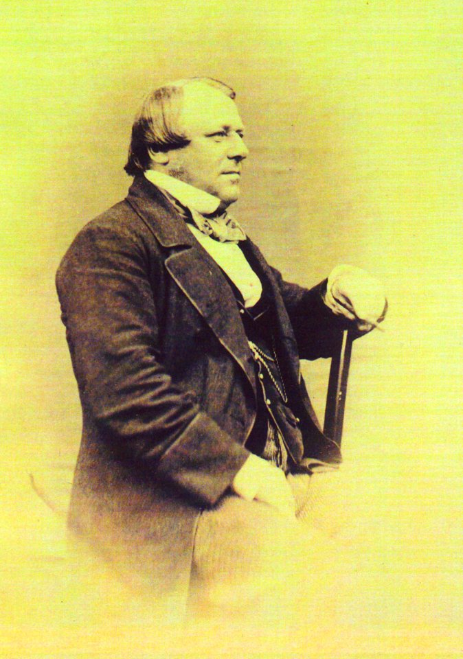 Retrato del contratista del ferro-carril George Mould entre 1855 y 1857 - William Atkinson
