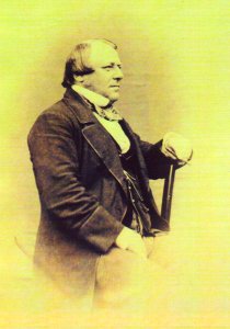 Retrato del contratista del ferro-carril George Mould entre 1855 y 1857 - William Atkinson