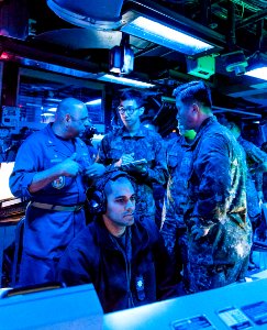 Republic of Korea navy members visit USS Shiloh 140717-N-NE138-966