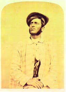 Retrato del mayoral de diligencia en Reinosa entre 1855 y 1857 - William Atkinson