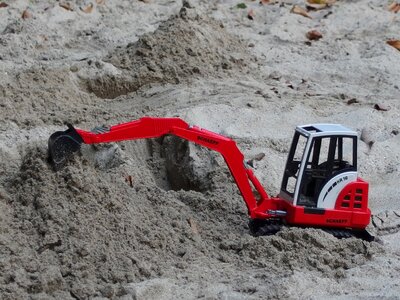 Excavators siku sand