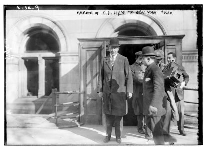 Return of C.H. Hyde to New York LCCN2014688934