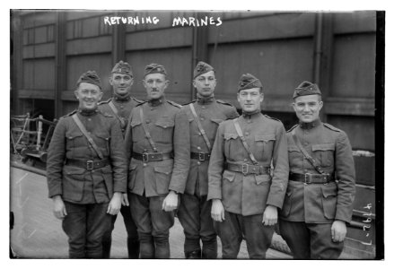 Returning marines LCCN2014708209
