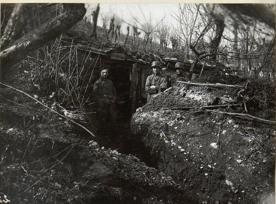 Res.Komp. Offiziersunterstand bei Vidor J.R.64. (BildID 15668158)