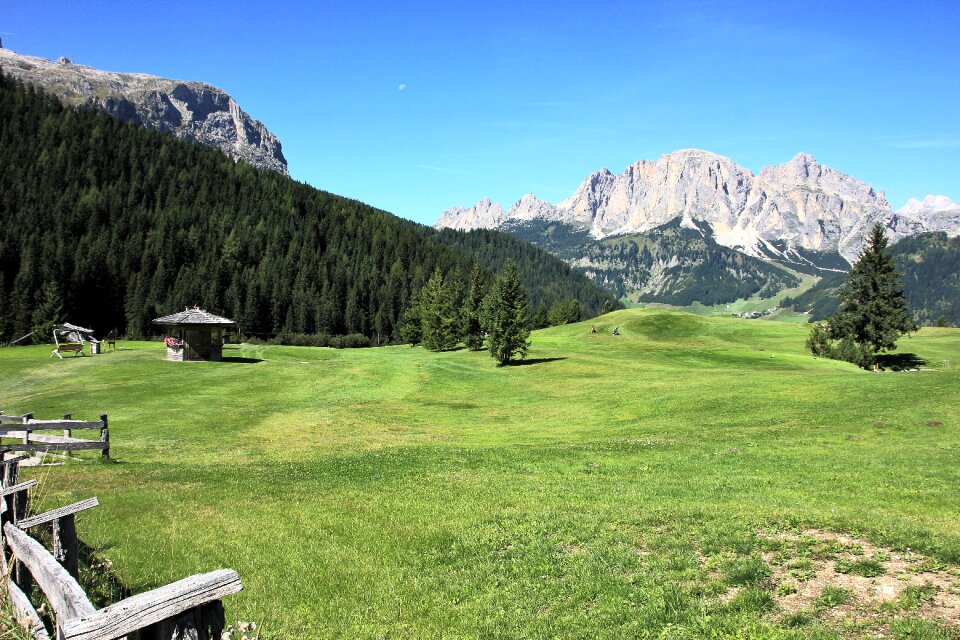 Summer mountain panorama