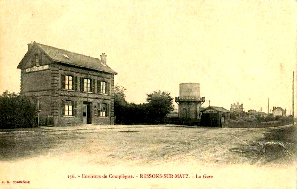 Ressons-sur-Matz (60), la gare (4)