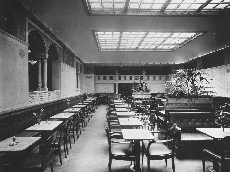 Restaurang Rosenbad Kaféet ca 1910