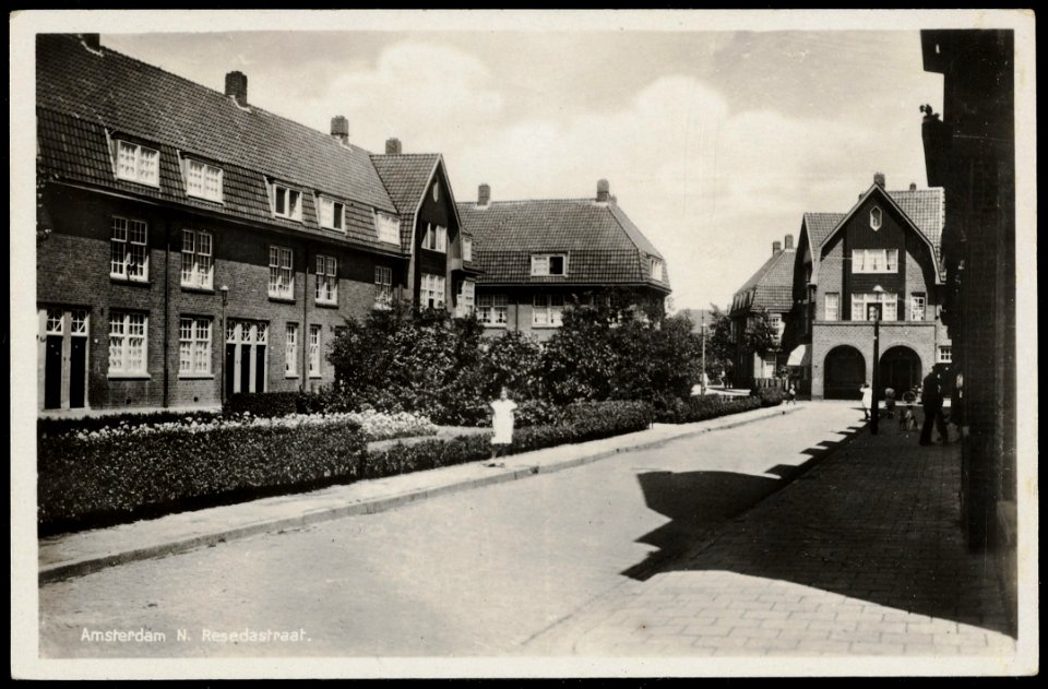Resedastraat. Uitgave J. Sleding, Amsterdam, Afb PRKBB00432000002