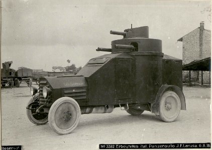 Reservat Erbeutetes ital.Panzerauto J.F.Lanzia 6.8.18. (BildID 15621463)