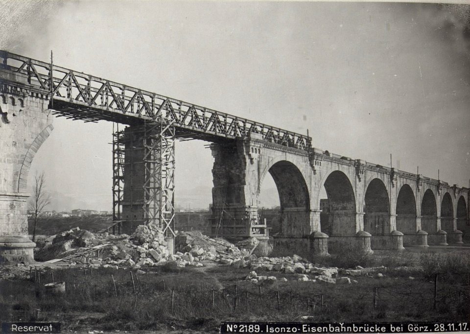 Reservat Isonzo-Eisenbahnbrücke bei Görz.28.11.17. (BildID 15612151)