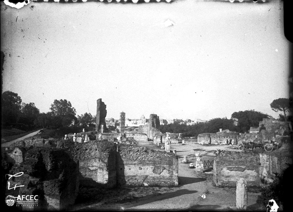 Restes arqueològiques al fòrum de Roma