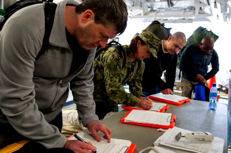 Reserve Sailors Deploy Aboard USNS Comfort (49754437612)