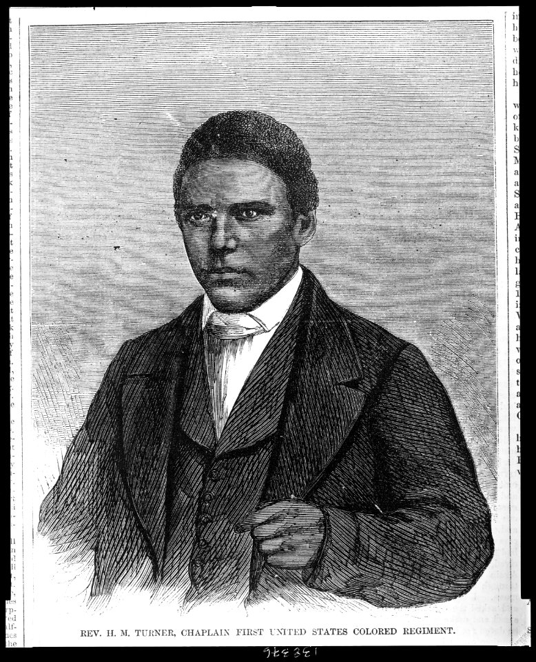 Rev. H. M. Turner, chaplain First United States Colored Regiment LCCN2009630222