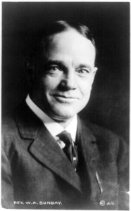 Rev. William Ashley (Billy) Sunday, head and shoulders portrait LCCN2016653126