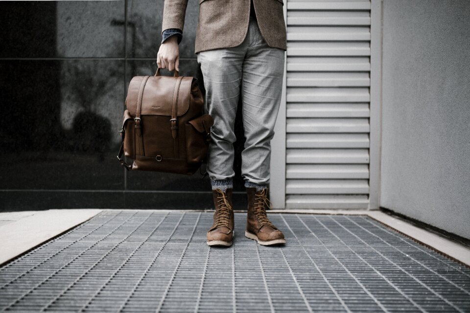 Fashion clothing leather