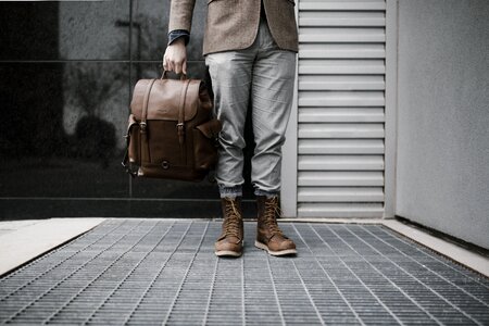 Fashion clothing leather