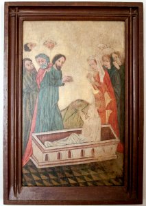 Resurrection of Lazarus, painting in the East Slovak Mseum, 2018-05-24