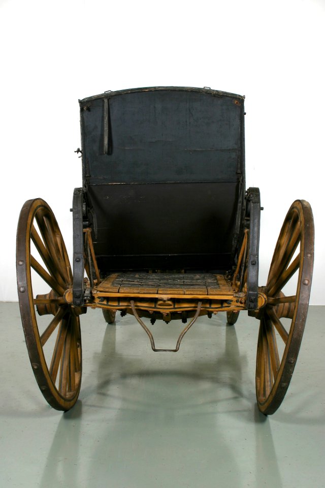 Resvagn coach, bakifrån - Livrustkammaren - 48144
