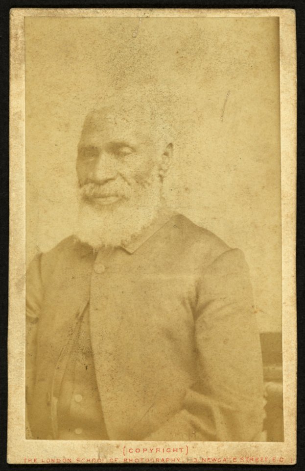 Rev. Josiah Henson, better known as Mrs. H. Beecher Stowe's Uncle Tom, - Bradshaw & Godart, successors to the London School of Photography, 103, Newgate Street, E.C., London. LCCN2010647933