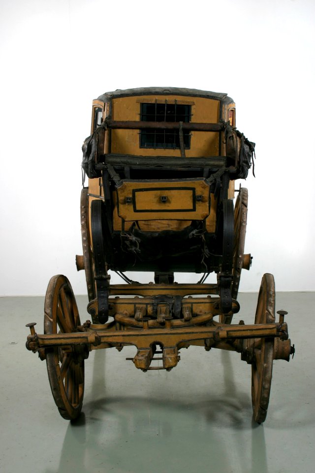 Resvagn kupé, framifrån - Livrustkammaren - 22468