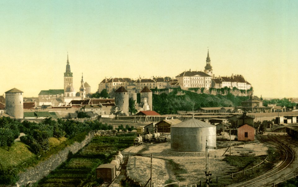 Reval, general view, 1890 - 1900 crop