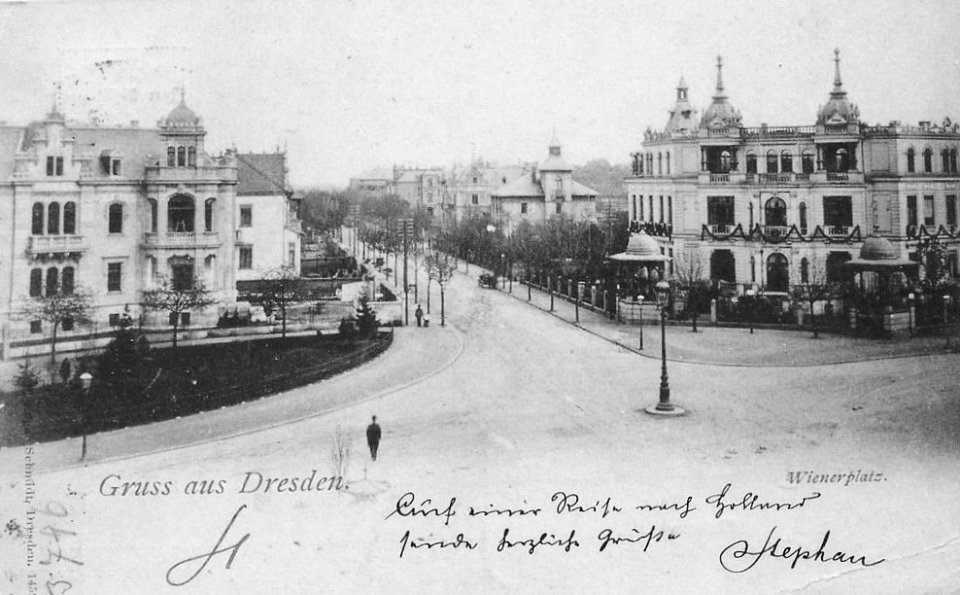 Residenzplatz bella época dresde