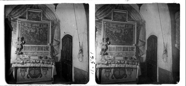 Retaule lateral de l'església de Sant Vicenç de Cabdella