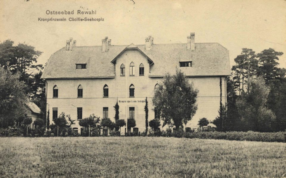 Rewahl, Ostseebad, Pommern - Kronprinzessin-Cäcilie-Seehospiz (Zeno Ansichtskarten)