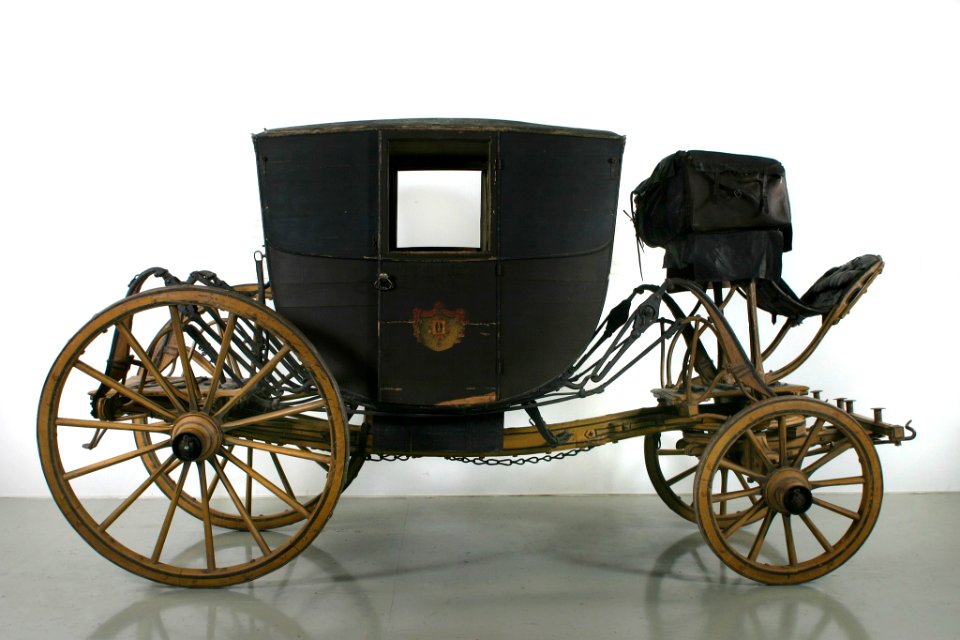 Resvagn coach, höger sida - Livrustkammaren - 82387