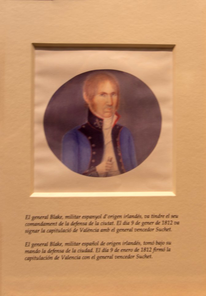 Retrato del general Blake en el Palacio de Cervelló