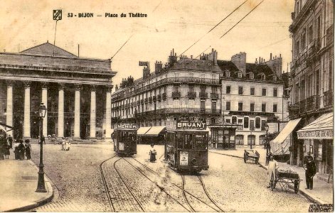 RG Dijon 53 -DIJON - Place du Théatre photo